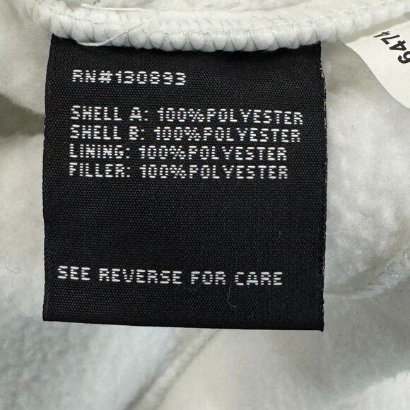 New Balance White Iridescent Zip Front Jacket Size Medium - Picture 6 of 11